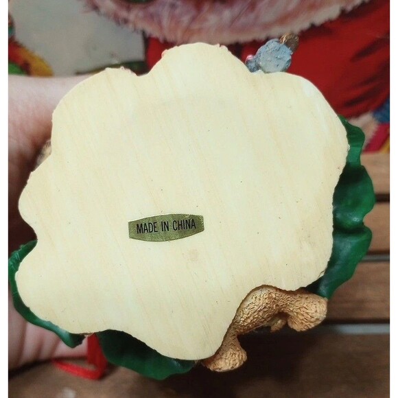 1999 Christopher Radko "Carved Nana Leaf " Woodland Winds Ornament Collection - Picture 10 of 14